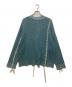 MAISON SPECIAL (メゾンスペシャル) Oni-Waffle Chemical Over-Dye V-Neck Knit Cardigan ワッフルニットカーディガン ブルー サイズ:M：10000円