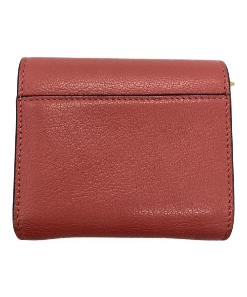 Christian Dior（クリスチャン ディオール）Christian Dior (クリスチャン ディオール) Saddleコンパクトウォレット ピンクの古着・服飾アイテム