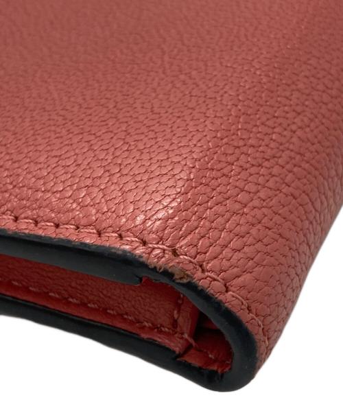 Christian Dior（クリスチャン ディオール）Christian Dior (クリスチャン ディオール) Saddleコンパクトウォレット ピンクの古着・服飾アイテム