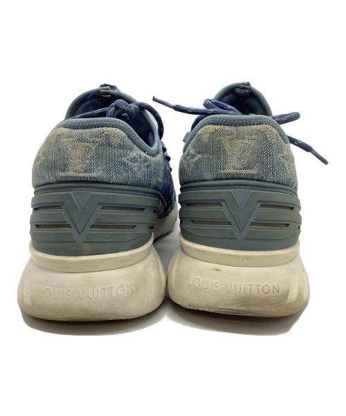 LOUIS VUITTON（ルイ ヴィトン）LOUIS VUITTON (ルイ ヴィトン) ファストレーンライン モノグラム デニムスニーカー ブルー サイズ:7の古着・服飾アイテム