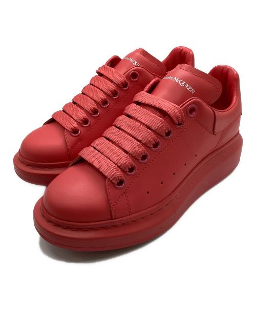ALEXANDER McQUEEN（アレキサンダーマックイーン）ALEXANDER McQUEEN (アレキサンダーマックイーン) SNEAKER PELLE S.GOMM LARRY Oversized Sneaker オーバーサイズスニーカー レッド サイズ:36の古着・服飾アイテム