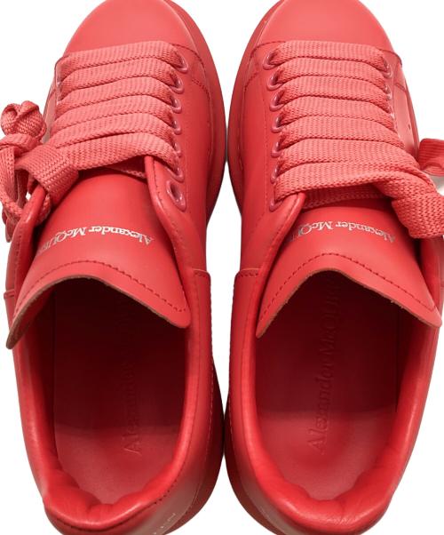 ALEXANDER McQUEEN（アレキサンダーマックイーン）ALEXANDER McQUEEN (アレキサンダーマックイーン) SNEAKER PELLE S.GOMM LARRY Oversized Sneaker オーバーサイズスニーカー レッド サイズ:36の古着・服飾アイテム