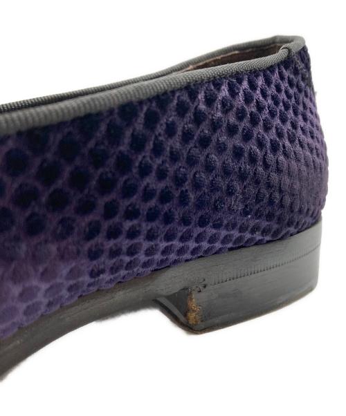 JIMMY CHOO（ジミーチュウ）JIMMY CHOO (ジミーチュウ) Foxley タッセルシューズ パープル サイズ:43の古着・服飾アイテム