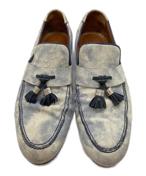 JIMMY CHOO（ジミーチュウ）JIMMY CHOO (ジミーチュウ) タッセルシューズ インディゴ サイズ:43の古着・服飾アイテム