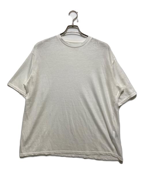 MARKA（マーカ）MARKA (マーカ) リネンTシャツ 半袖カットソー  ホワイト サイズ:1の古着・服飾アイテム