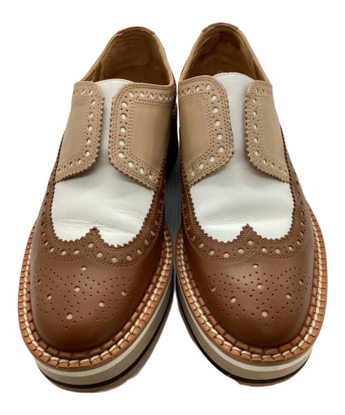 CLERGERIE（クレジュリー）CLERGERIE (クレジュリー) BECKA9 ダービーシューズ ベージュ サイズ:37 1/2の古着・服飾アイテム