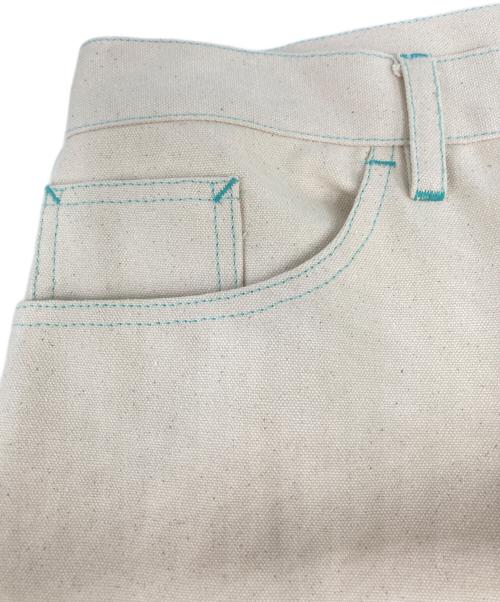 hayato（ハヤト）hayato (ハヤト) キャンバスパンツ アイボリー サイズ:XLの古着・服飾アイテム