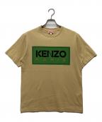 KENZOケンゾー）の古着「ロゴプリントTシャツ」｜ベージュ