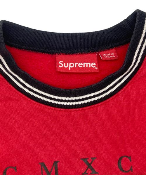 SUPREME（シュプリーム）SUPREME (シュプリーム) 17AW TEAM CREWNECK レッド サイズ:Mの古着・服飾アイテム
