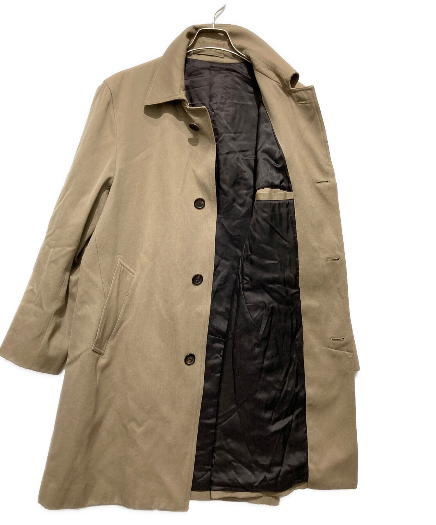 LARDINI (ラルディーニ) ベルテッドステンカラーコート ベージュ LARDINI (ラルディーニ) ベルテッドステンカラーコート ベージュ