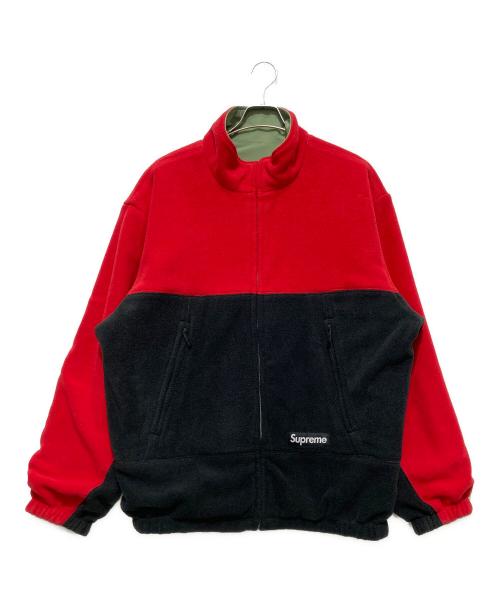SUPREME（シュプリーム）SUPREME (シュプリーム) 22SS Reversible Polartec Lined Jacket　GORE-TEX グリーン×レッド×ブラック サイズ:XLの古着・服飾アイテム