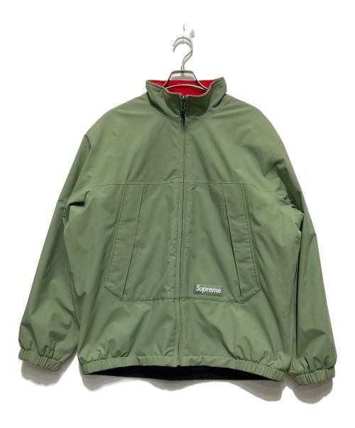 SUPREME（シュプリーム）SUPREME (シュプリーム) 22SS Reversible Polartec Lined Jacket　GORE-TEX グリーン×レッド×ブラック サイズ:XLの古着・服飾アイテム