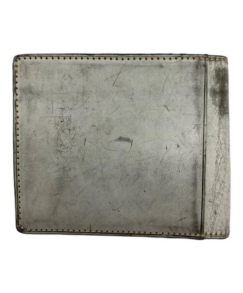 Vivienne Westwood（ヴィヴィアンウエストウッド）Vivienne Westwood (ヴィヴィアンウエストウッド) ユーズド加工2つ折り財布 グリーンの古着・服飾アイテム