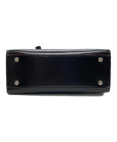 Vivienne Westwood（ヴィヴィアンウエストウッド）Vivienne Westwood (ヴィヴィアンウエストウッド) SIMPLE TINY ORB TOTE S シンプルタイニートートバッグ ブラック×レッドの古着・服飾アイテム