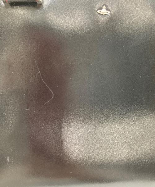 Vivienne Westwood（ヴィヴィアンウエストウッド）Vivienne Westwood (ヴィヴィアンウエストウッド) SIMPLE TINY ORB TOTE S シンプルタイニートートバッグ ブラック×レッドの古着・服飾アイテム