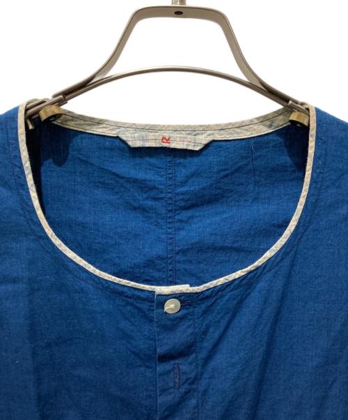 45R（フォーティファイブ・アール）45R (フォーティファイブ・アール) 藍染インディゴコットンワンピース インディゴ サイズ:1の古着・服飾アイテム