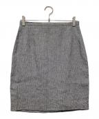 MaxMaraマックスマーラ）の古着「リネンスカート / リネンタイトスカート」｜グレー