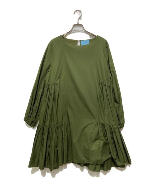 merlette（マーレット）merlette (マーレット) TOMORROW LAND (トゥモローランド) Byward Dress 別注 バイワード ワンピース オリーブ サイズ:XSの古着・服飾アイテム