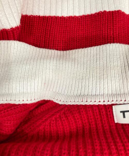 TTT MSW（ティー モダンストリートウェア）TTT MSW (ティー) New Standard Zipup Cardigan ニュースタンダードジップアップカーディガン レッド サイズ:XLの古着・服飾アイテム