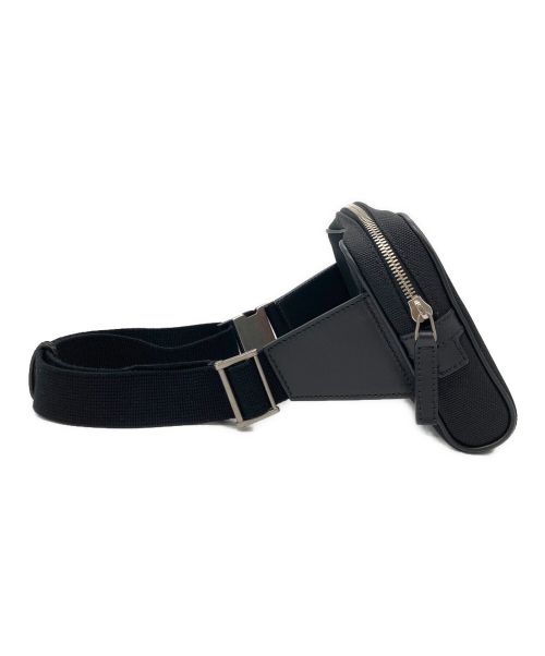 GUCCI（グッチ）GUCCI (グッチ) シェリーラインウエストバッグ ブラックの古着・服飾アイテム