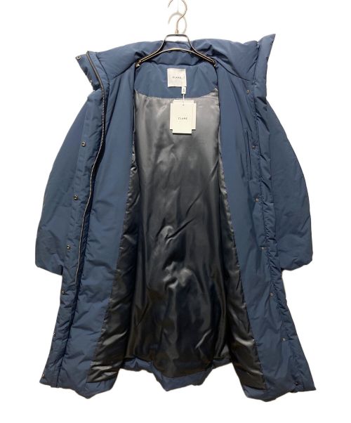 CLANE（クラネ）CLANE (クラネ) バルーン フーディ ロングダウンコート ブルー サイズ:Sの古着・服飾アイテム