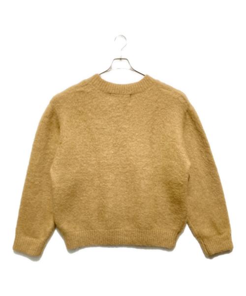 SATUR（セター）SATUR (セター) Essen Two Tone Mohair Pullover Knit(エッセン トゥー トーン モヘア プルオーバー ニット） ベージュ サイズ:XLの古着・服飾アイテム