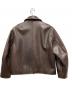 MICHIXSLY (ミチカケルスライ) F／LEATHER ジャケット ブラウン サイズ:Free：14000円