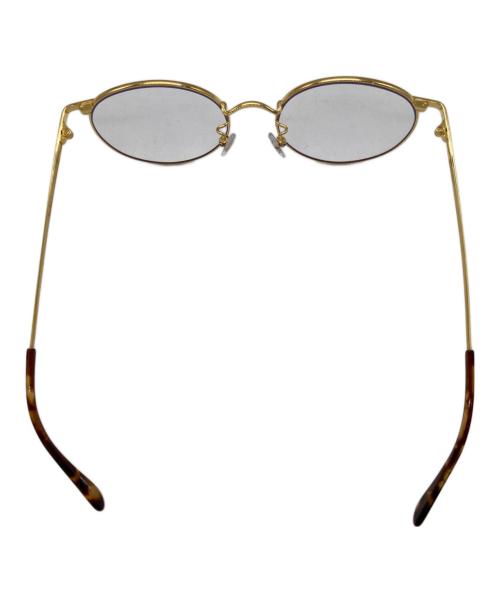 CALEE（キャリー）CALEE (キャリー) 伊達眼鏡 ゴールド×べっ甲の古着・服飾アイテム