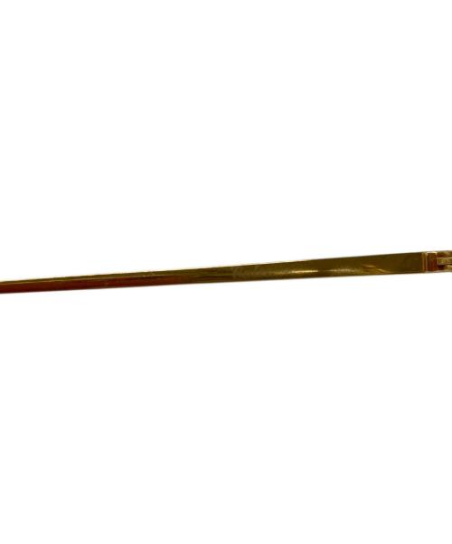 CALEE（キャリー）CALEE (キャリー) 伊達眼鏡 ゴールド×べっ甲の古着・服飾アイテム