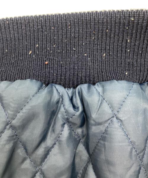 VAN（ヴァン）VAN (ヴァン) 切替スタジャン ネイビー×ベージュ サイズ:Mの古着・服飾アイテム