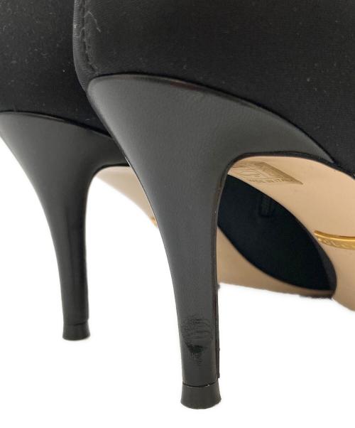 GUCCI（グッチ）GUCCI (グッチ) インターロッキングヒールブーツ ブラック サイズ:37の古着・服飾アイテム