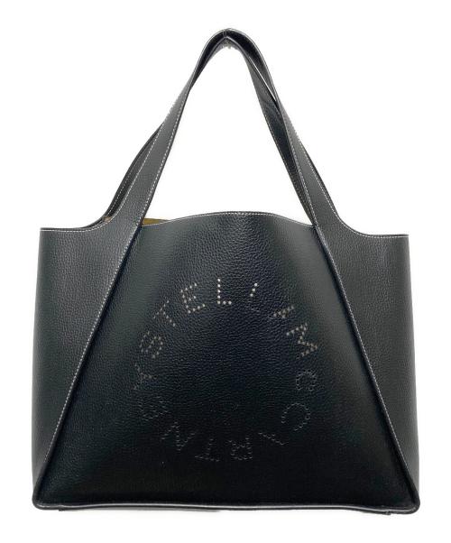 STELLA McCARTNEY（ステラマッカートニー）STELLA McCARTNEY (ステラマッカートニー) ロゴ トートバッグ ブラックの古着・服飾アイテム