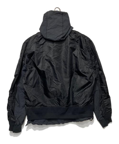 NIKE（ナイキ）NIKE (ナイキ) sacai (サカイ) NRG LAYERED JKT ブラック サイズ:Lの古着・服飾アイテム