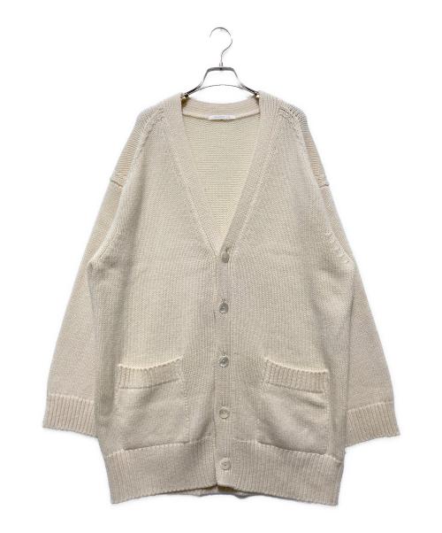 GALERIE VIE（ギャルリーヴィー）GALERIE VIE (ギャルリーヴィー) ファインウールカーディガン アイボリー サイズ:Sの古着・服飾アイテム