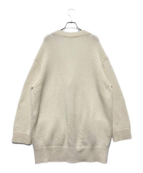 GALERIE VIE（ギャルリーヴィー）GALERIE VIE (ギャルリーヴィー) ファインウールカーディガン アイボリー サイズ:Sの古着・服飾アイテム