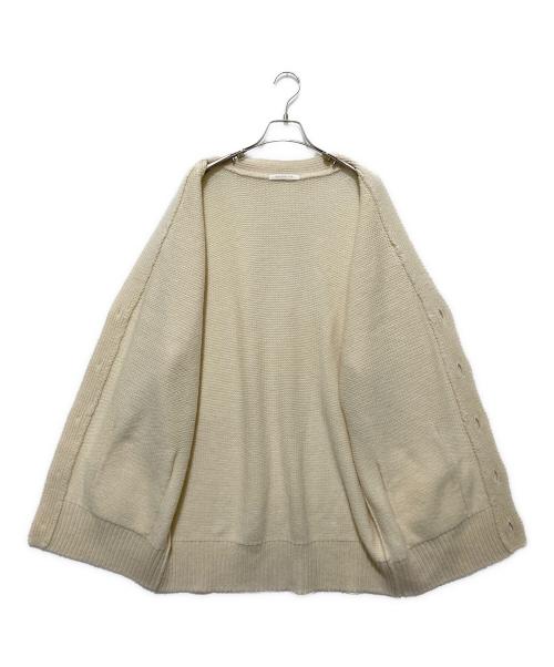 GALERIE VIE（ギャルリーヴィー）GALERIE VIE (ギャルリーヴィー) ファインウールカーディガン アイボリー サイズ:Sの古着・服飾アイテム