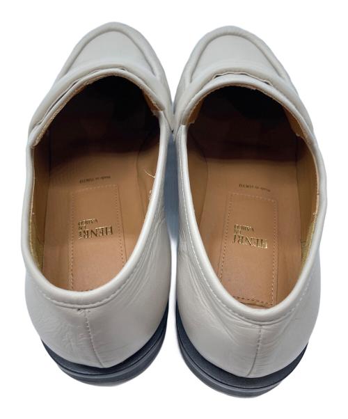 HENRI EN VARGO（ヘンリ エン ヴァーゴ）HENRI EN VARGO (ヘンリ エン ヴァーゴ) LOUISE ローファー ベージュ サイズ:23cmの古着・服飾アイテム