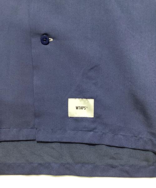 WTAPS（ダブルタップス）WTAPS (ダブルタップス) KINGPIN / SS / VCPL. TWILL. オープンカラー 半袖シャツ WUT ブルー サイズ:X01の古着・服飾アイテム