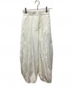 OMMOオーエムエムオー）の古着「TUCK BALLOON PT」｜ホワイト