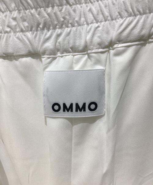 OMMO（オーエムエムオー）ommo (オーエムエムオー) TUCK BALLOON PT ホワイト サイズ:Sの古着・服飾アイテム