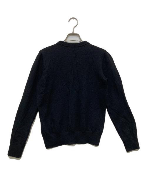 GIVENCHY（ジバンシィ）GIVENCHY (ジバンシィ) 刺繍ロゴ クルーネックニット ブラック サイズ:XSの古着・服飾アイテム