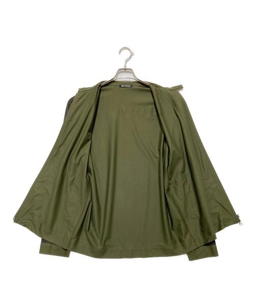 ISSEY MIYAKE（イッセイミヤケ）ISSEY MIYAKE (イッセイミヤケ) 00AW 総柄ダブルジップジャケット カーキ サイズ:4の古着・服飾アイテム