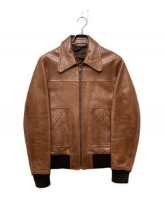 中古・古着通販】BALLY (バリー) G-1レザージャケット ブラウン サイズ