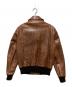 mister AZ (ミスター・エー・トゥ・ジー) ラムレザージャケット ブラウン サイズ:M：10000円