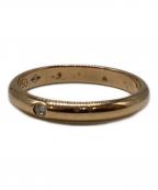 Cartierカルティエ）の古着「AU750 K18 ワンストーン リング」