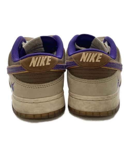 NIKE（ナイキ）NIKE (ナイキ) ローカットスニーカー/ DUNK LOW / ダンクロー ベージュ×パープル サイズ:27.5cmの古着・服飾アイテム