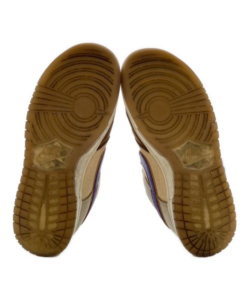 NIKE（ナイキ）NIKE (ナイキ) ローカットスニーカー/ DUNK LOW / ダンクロー ベージュ×パープル サイズ:27.5cmの古着・服飾アイテム