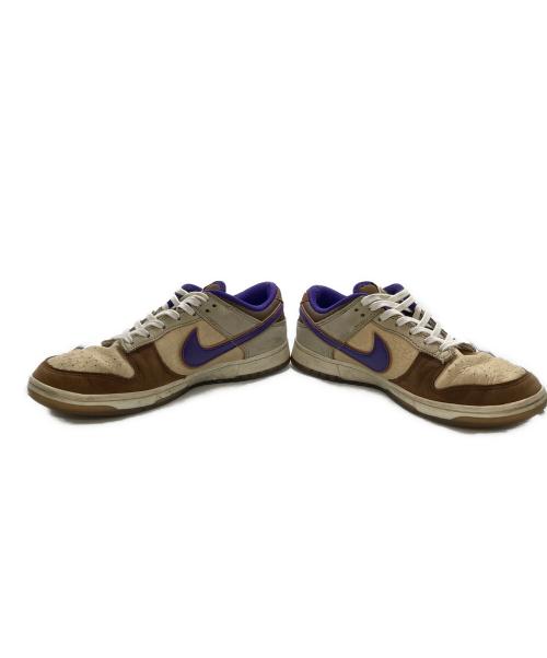 NIKE（ナイキ）NIKE (ナイキ) ローカットスニーカー/ DUNK LOW / ダンクロー ベージュ×パープル サイズ:27.5cmの古着・服飾アイテム