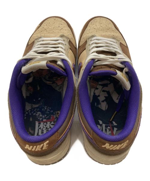 NIKE（ナイキ）NIKE (ナイキ) ローカットスニーカー/ DUNK LOW / ダンクロー ベージュ×パープル サイズ:27.5cmの古着・服飾アイテム