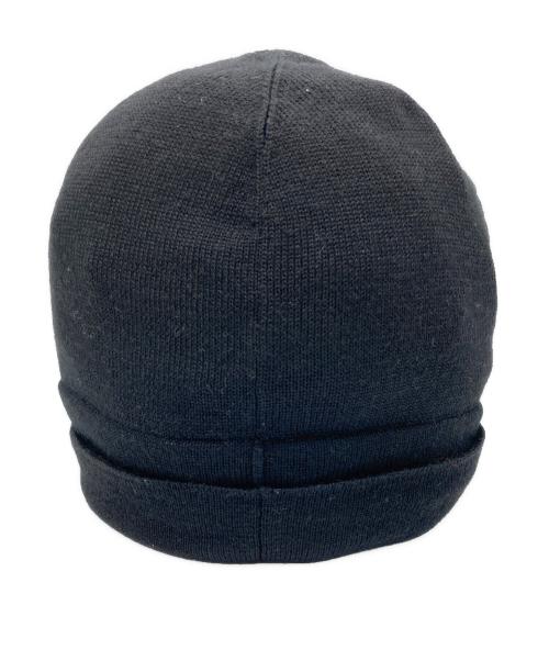 MONCLER（モンクレール）MONCLER (モンクレール) ロゴニット帽 ブラック サイズ:記載なし（FREE)の古着・服飾アイテム